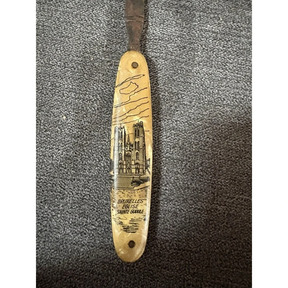Elosi Made In Germany Bruxelles Eglise Sainte‎ Gudule Letter Opener Vintage MOP